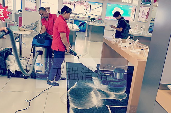 桂城百花時(shí)代廣場蘋果店地毯清洗